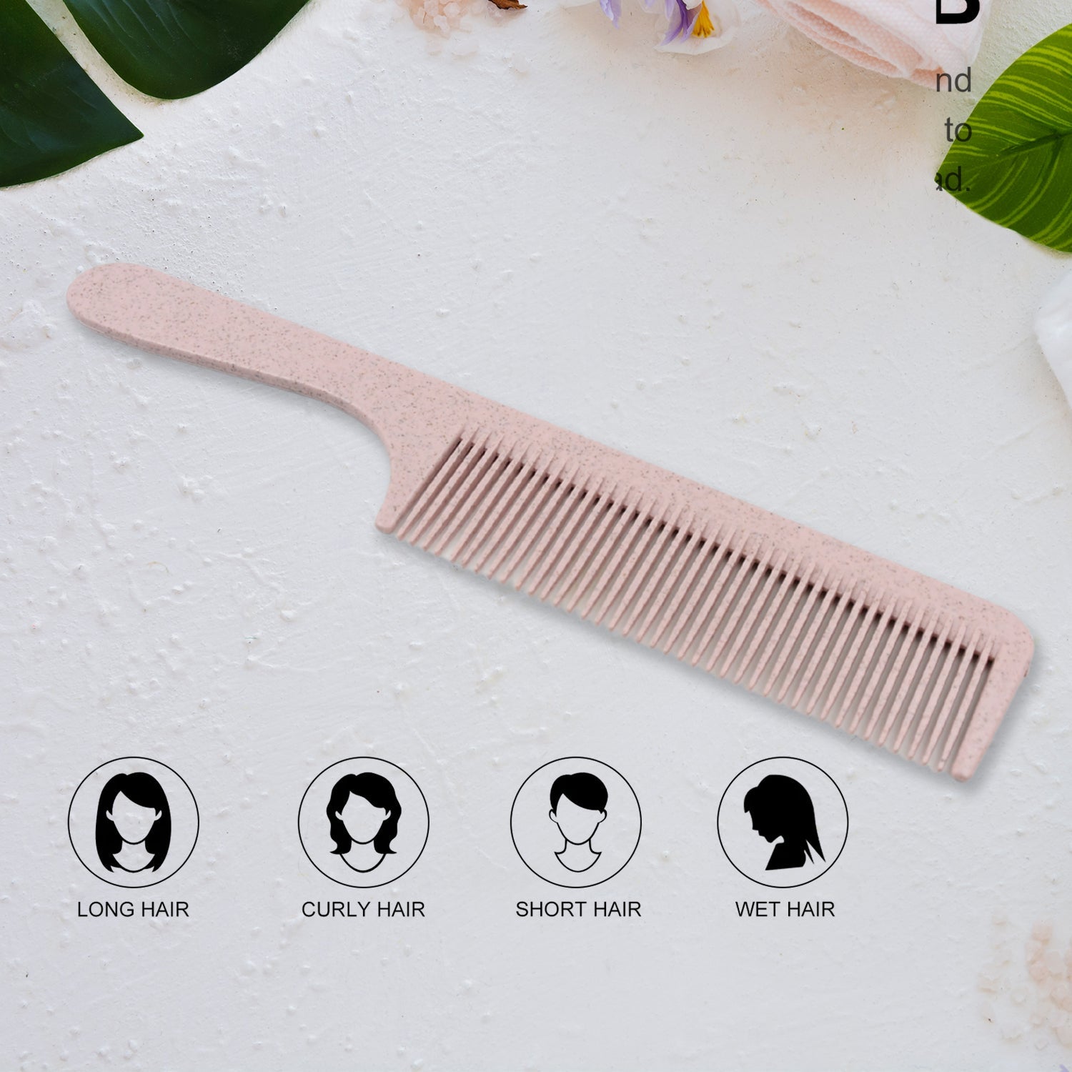 Barber Comb, Lightweight Plastic Comfortable Hair Comb Durable for Bathroom for Salon, Hair Comb Beauty Tool Use For Men & Women (1 Pc) Barber Comb, Lightweight Plastic Comfortable Hair Comb Durable for Bathroom for Salon, Hair Comb Beauty Tool Use For Men & Women (1 Pc)